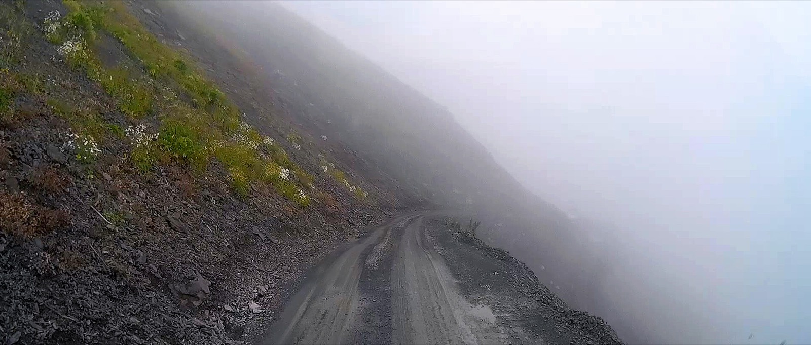 The gravel road between Omalo and Pshaveli, Tusheti
